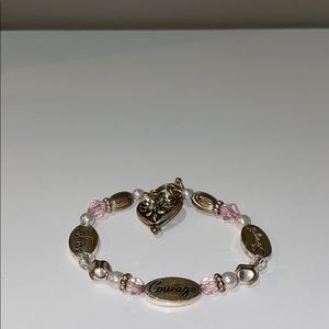 Believe, Strength, Courage bracelet